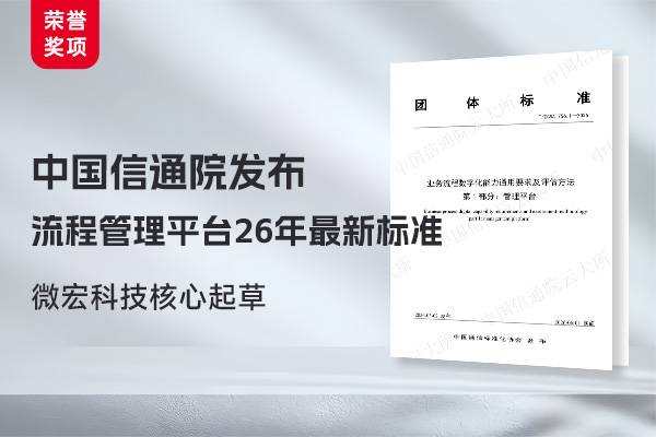 悦道科技参编中国信通院流程管理平台最新标准正式发布